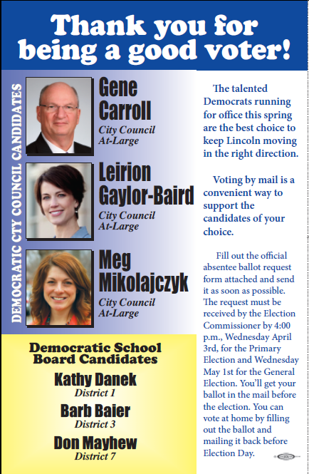 Spring 2013 Slate Card